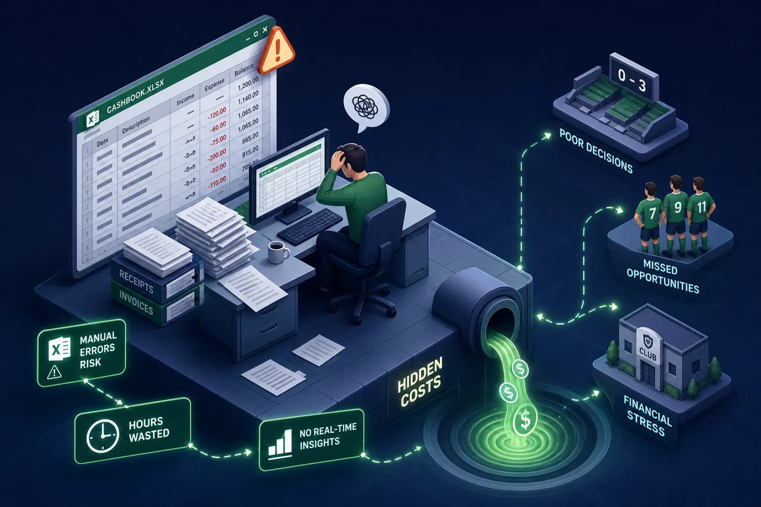 The hidden cost of an Excel cashbook at your sports club