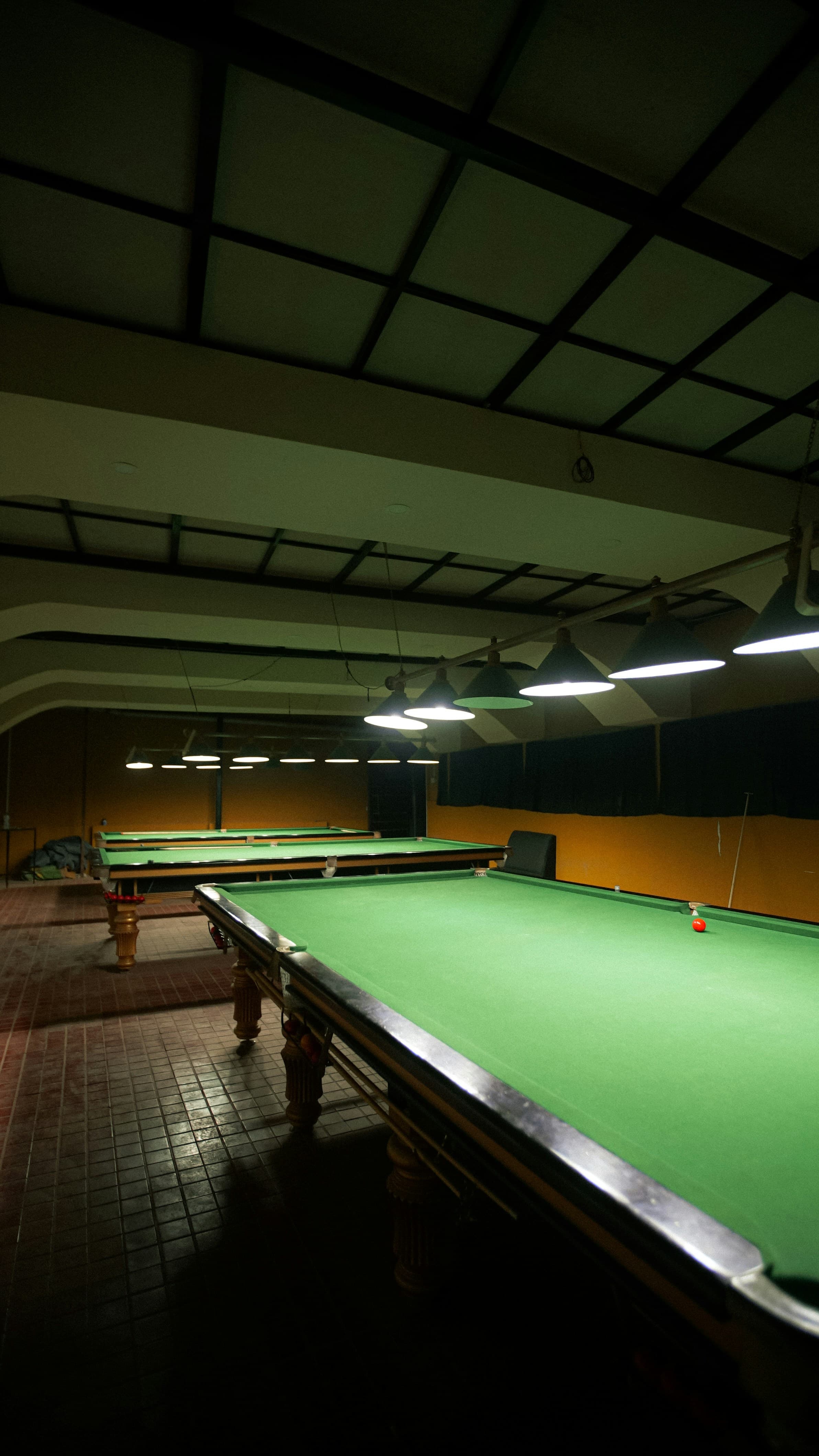 How much does it cost to run a pool hall in India?